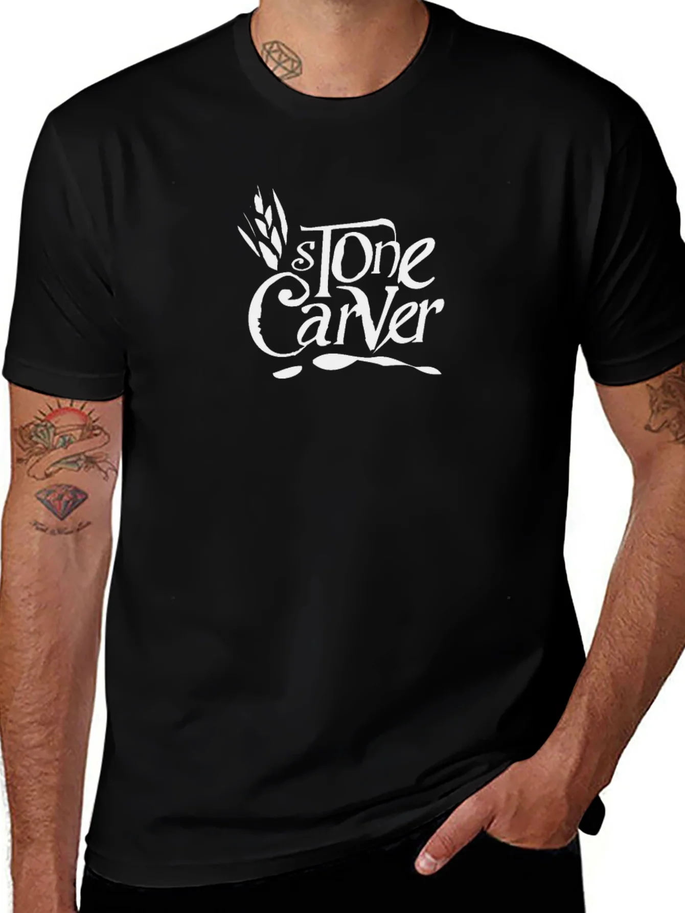 Stone Carver Black T-Shirt