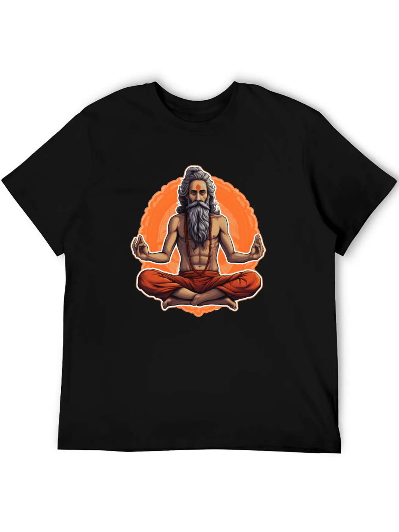 Meditating Yogi Graphic Tee - Spiritual Vibe