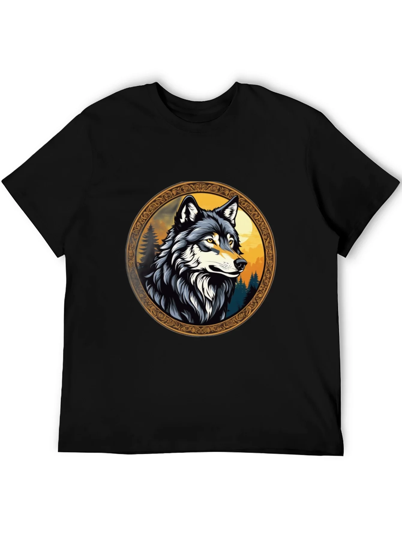 Wolf Graphic Tee - Wildlife Design