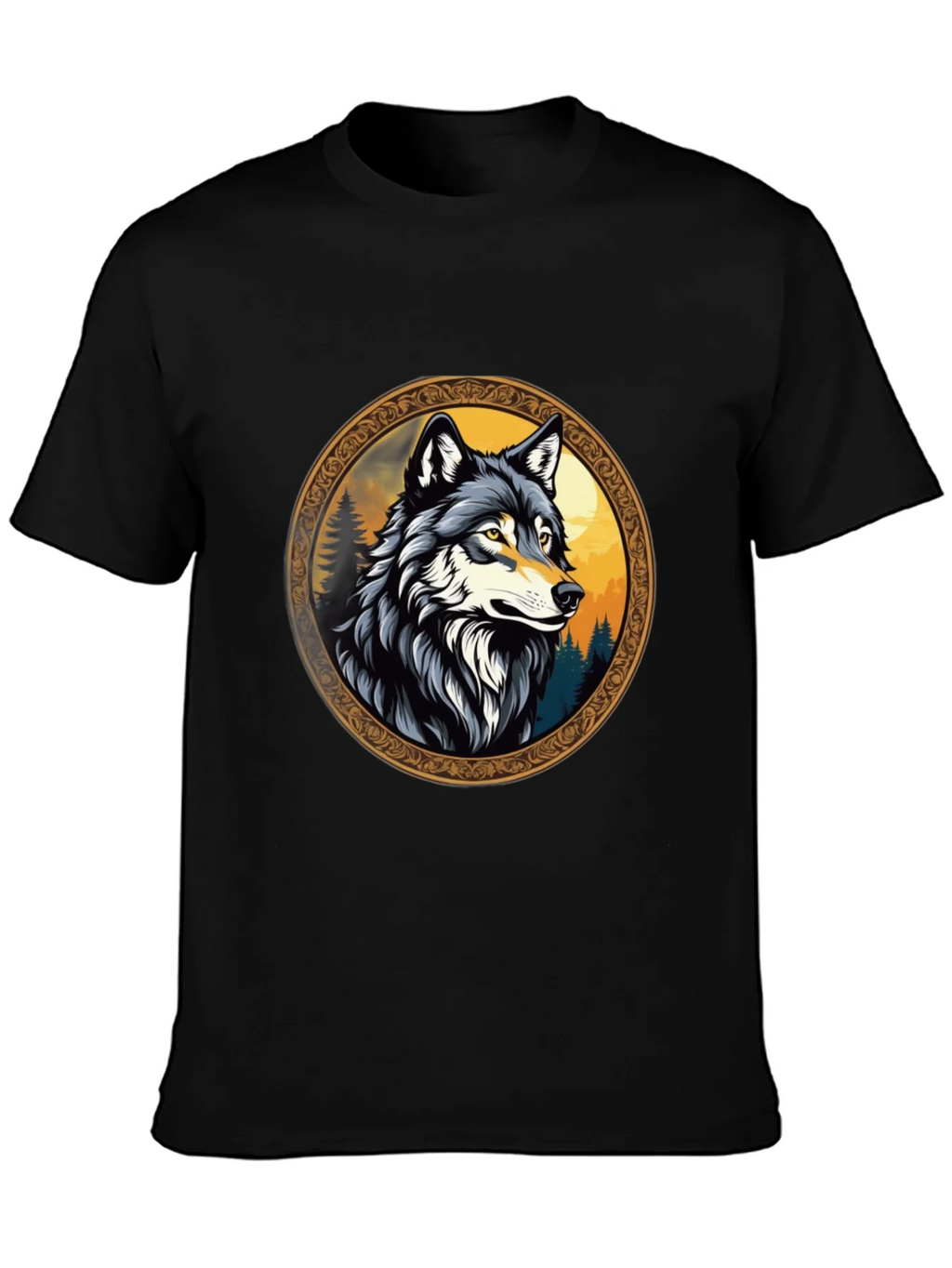 Wolf Graphic Tee - Wildlife Design