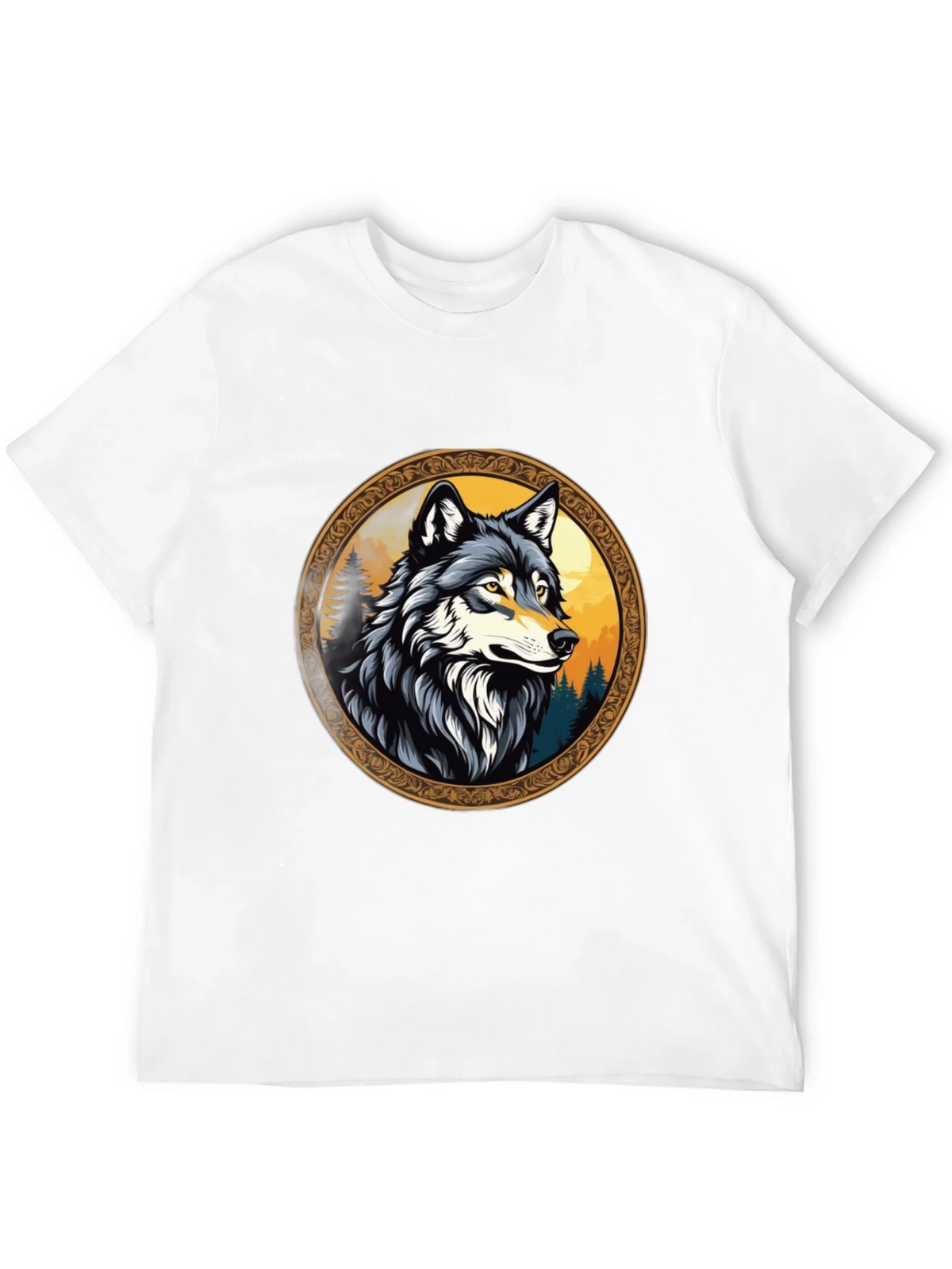 Wolf Graphic Tee - Wildlife Design