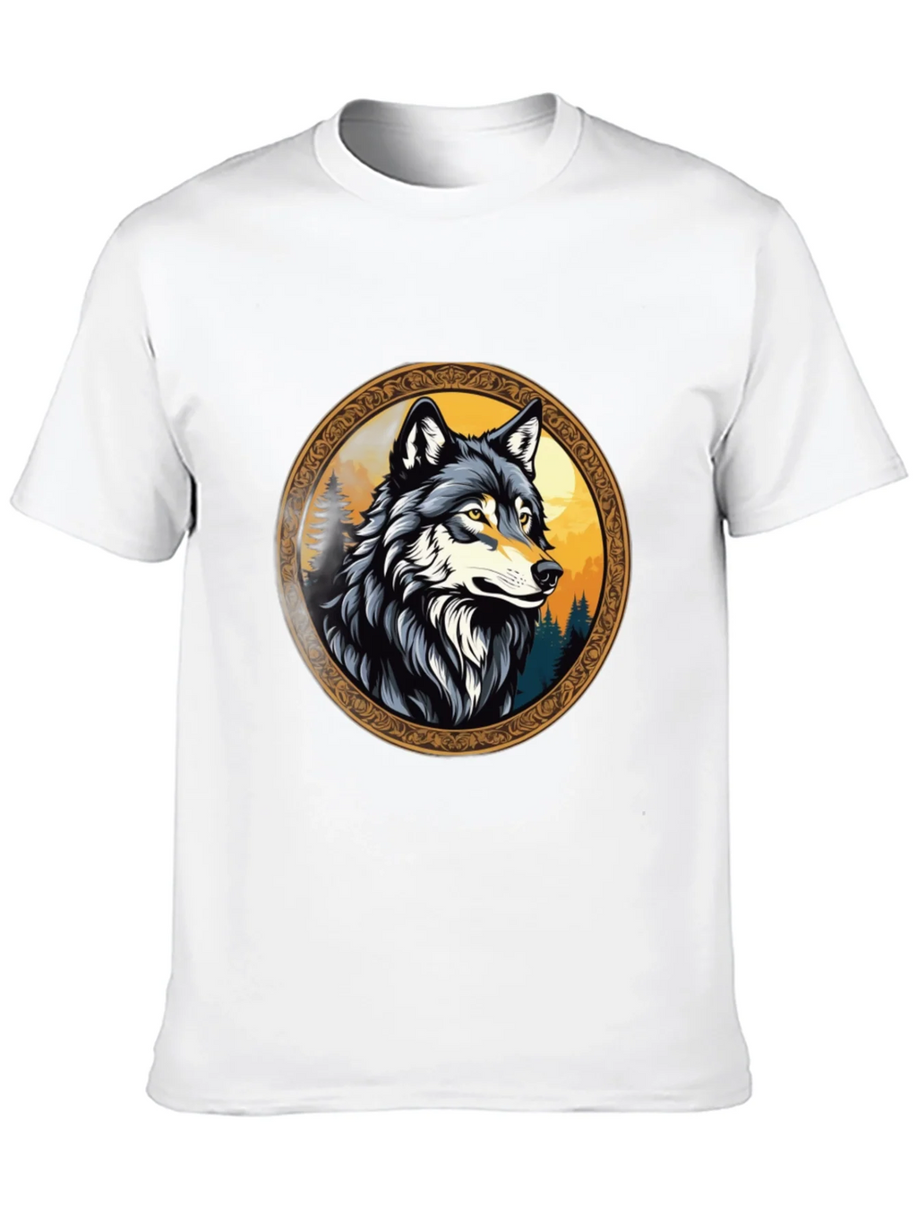 Wolf Graphic Tee - Wildlife Design