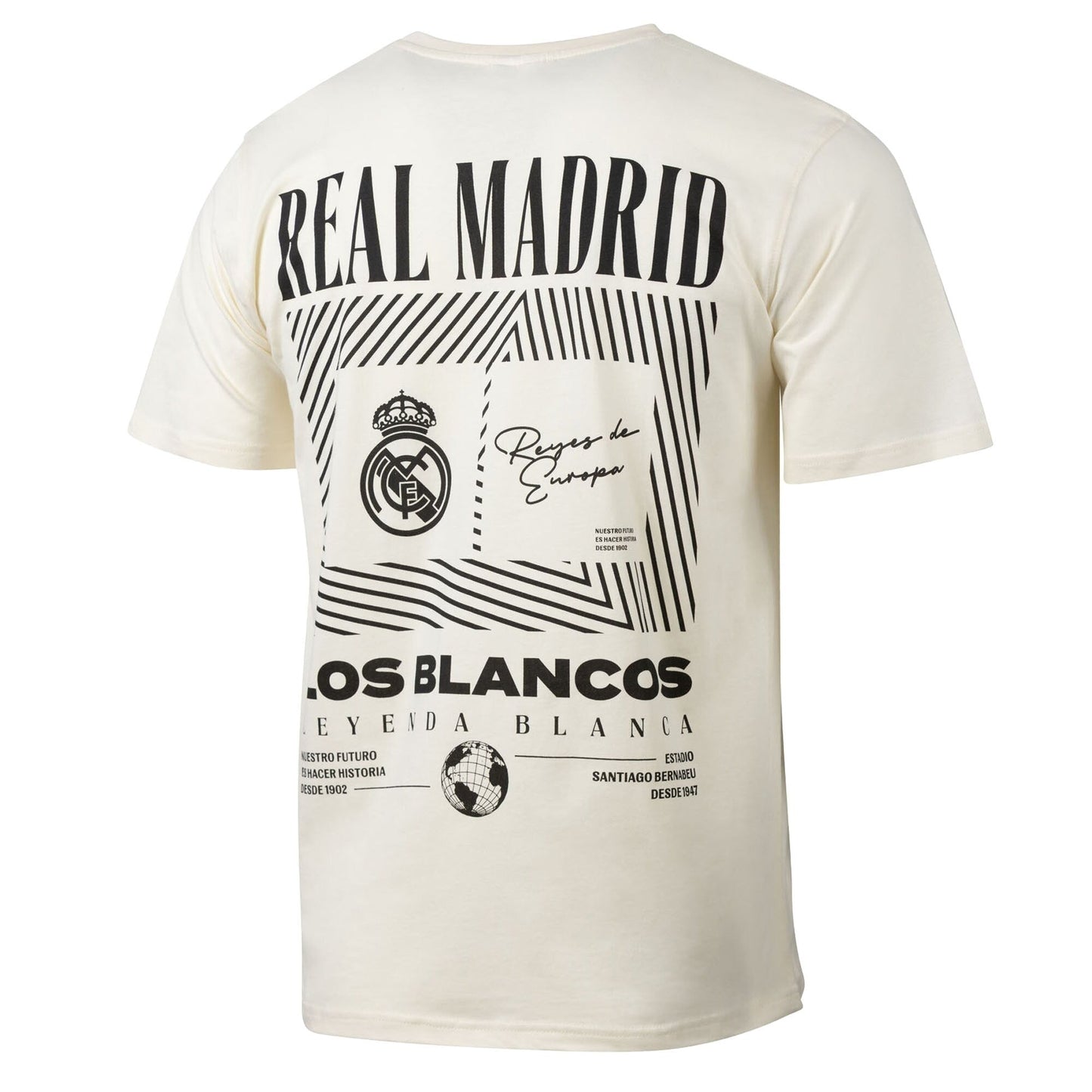 Real Madrid Everyday Relaxed T-Shirt  White - Hygo Shirts