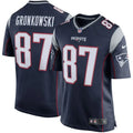 Rob Gronkowski New England Patriots Retired Player Throwback Jersey - Navy
