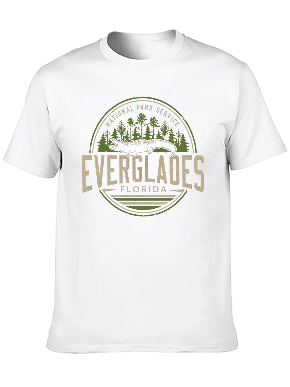 Everglades Florida National Park Service Black T-Shirt