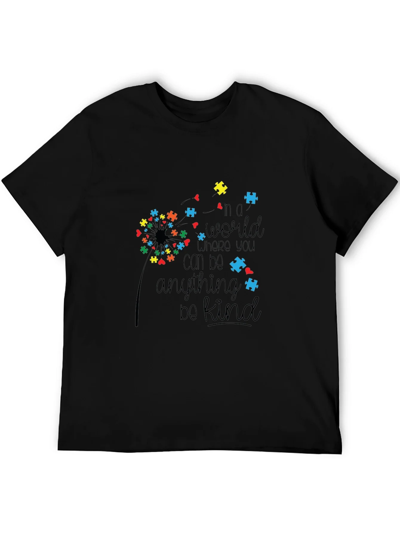 Autism Awareness Graphic Tee - Be Kind