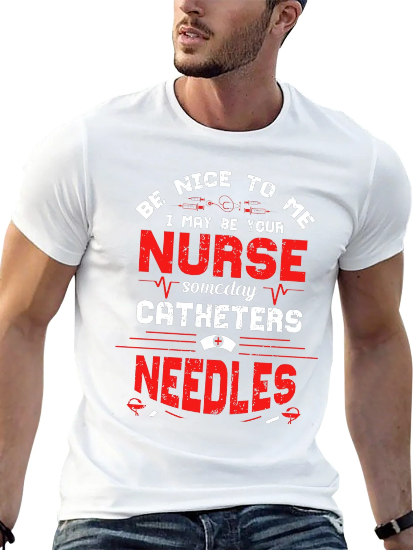 Be Nice To Me Nurse T-Shirt