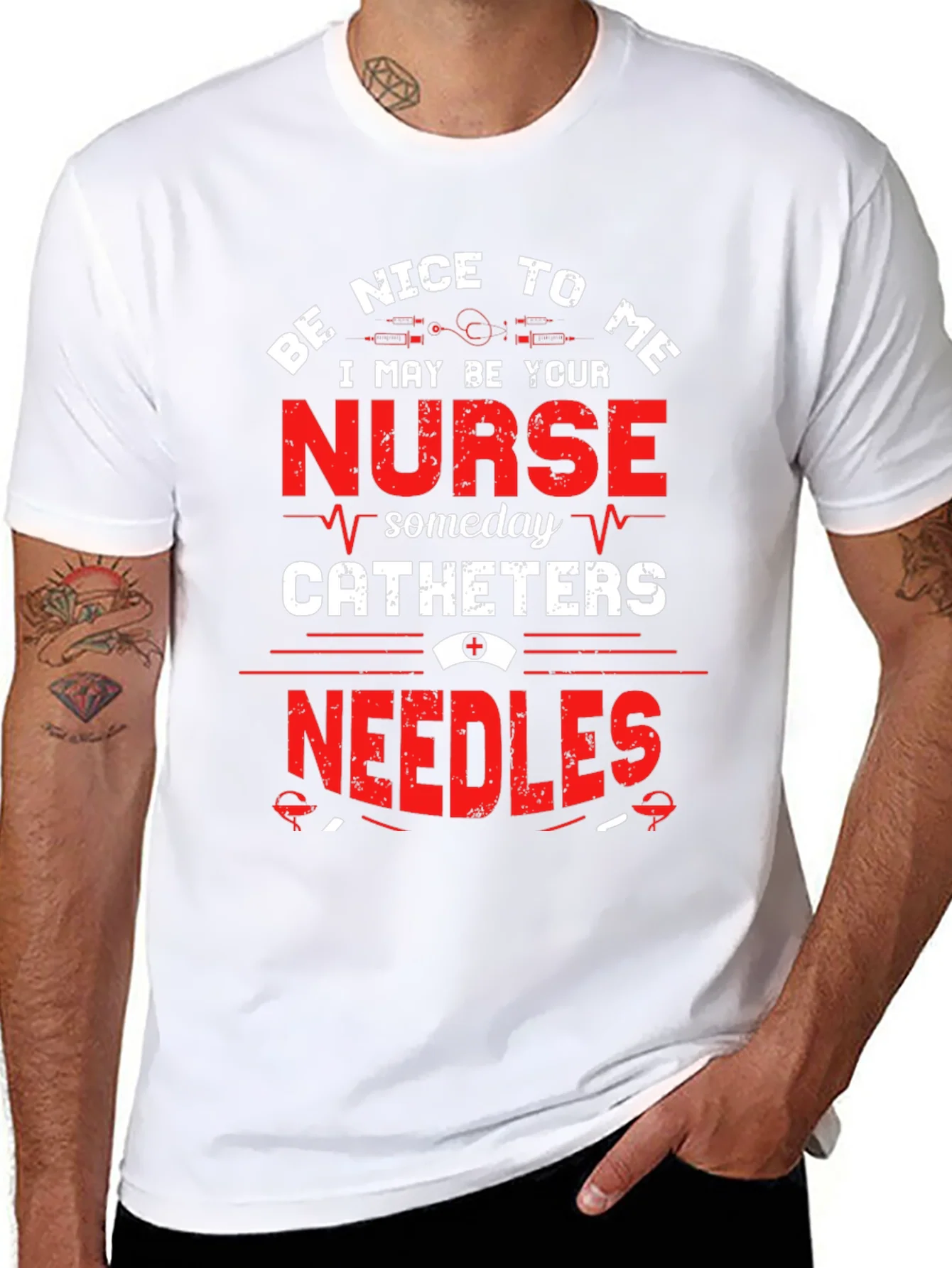 Be Nice To Me Nurse T-Shirt