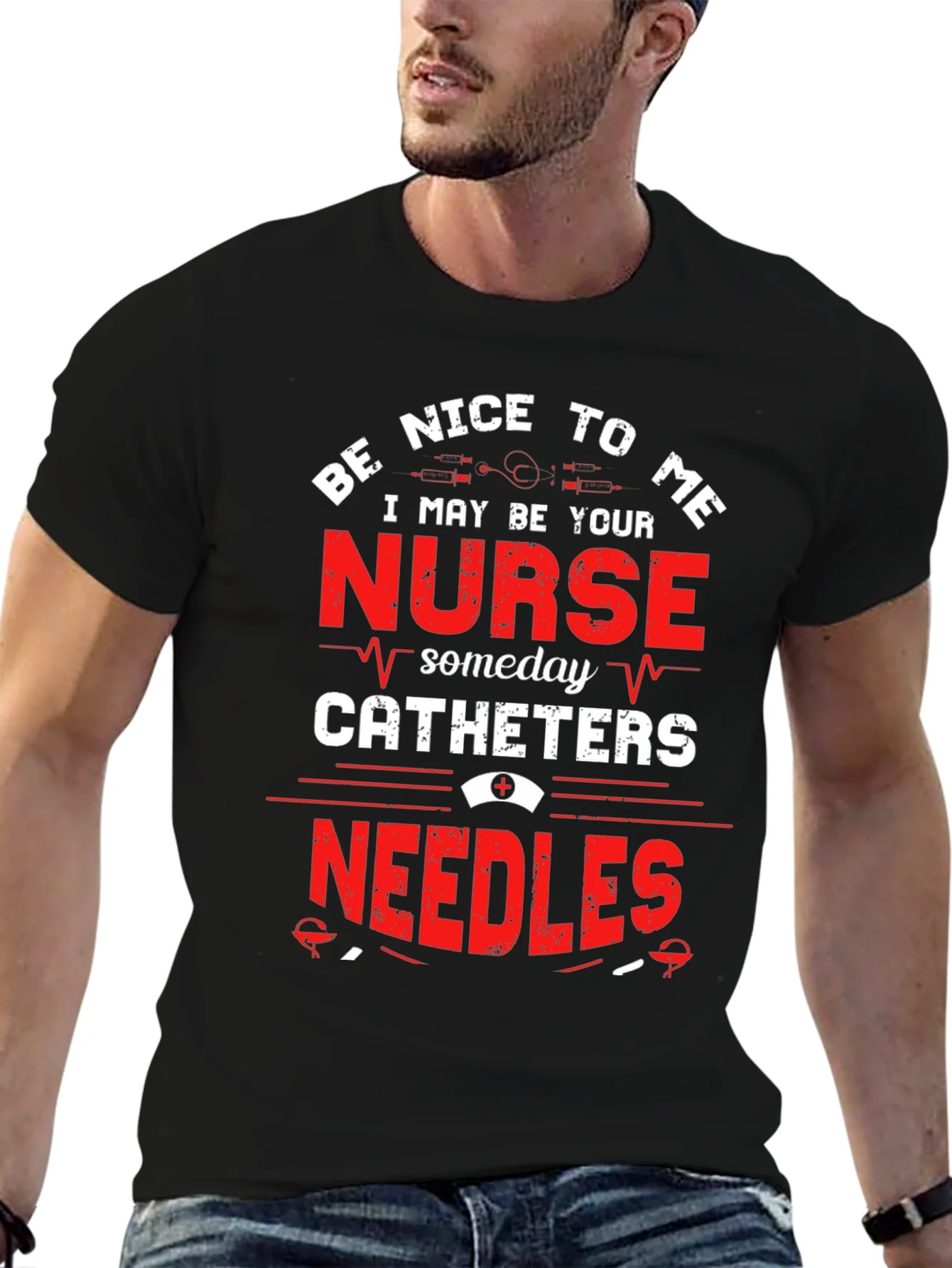 Be Nice To Me Nurse T-Shirt