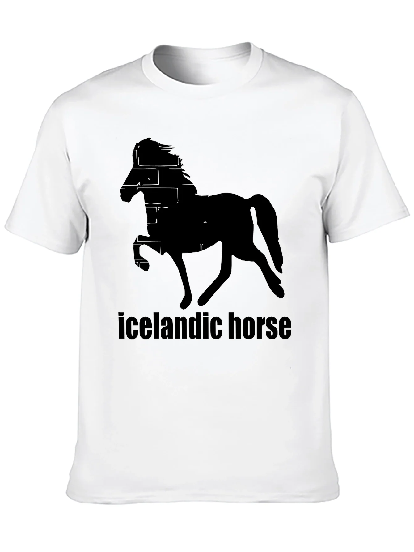 Icelandic Horse Black T-Shirt