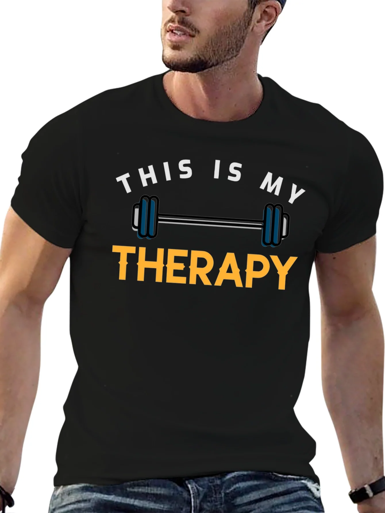 Workout Therapy T-Shirt - Weightlifting Motivation