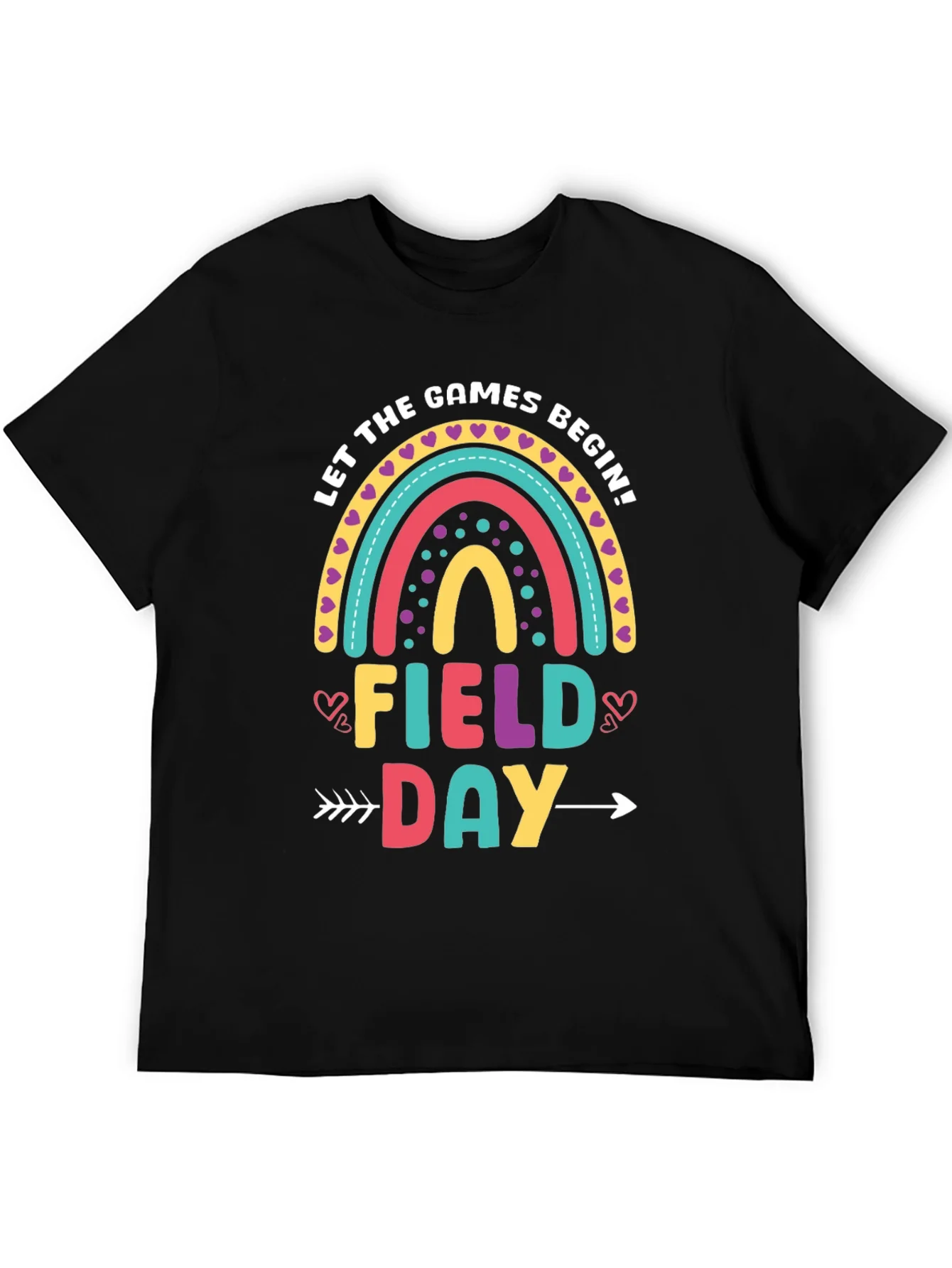 Field Day Rainbow T-Shirt - Games Begin!
