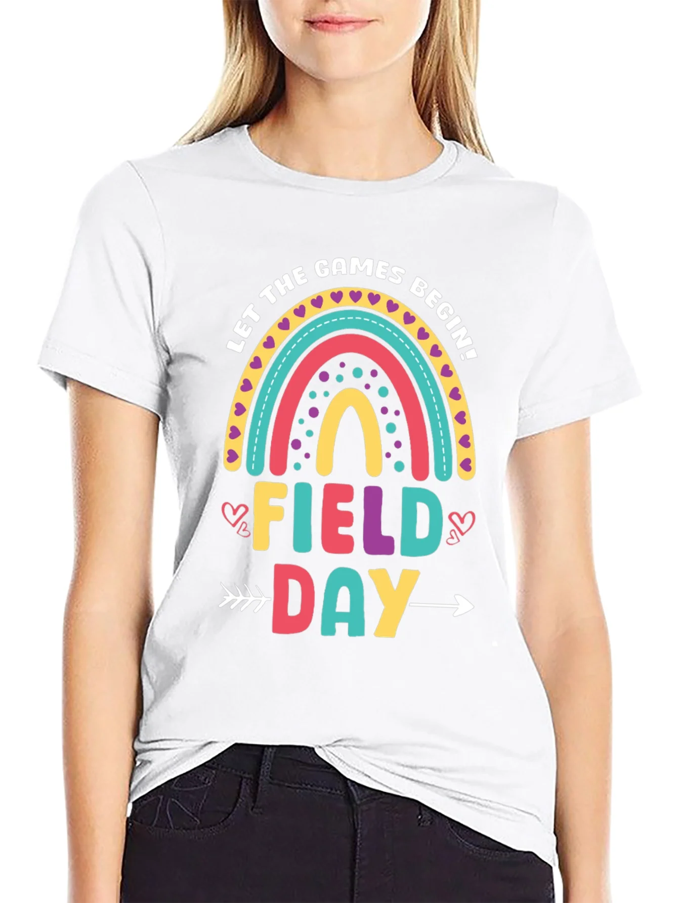 Field Day Rainbow T-Shirt - Games Begin!