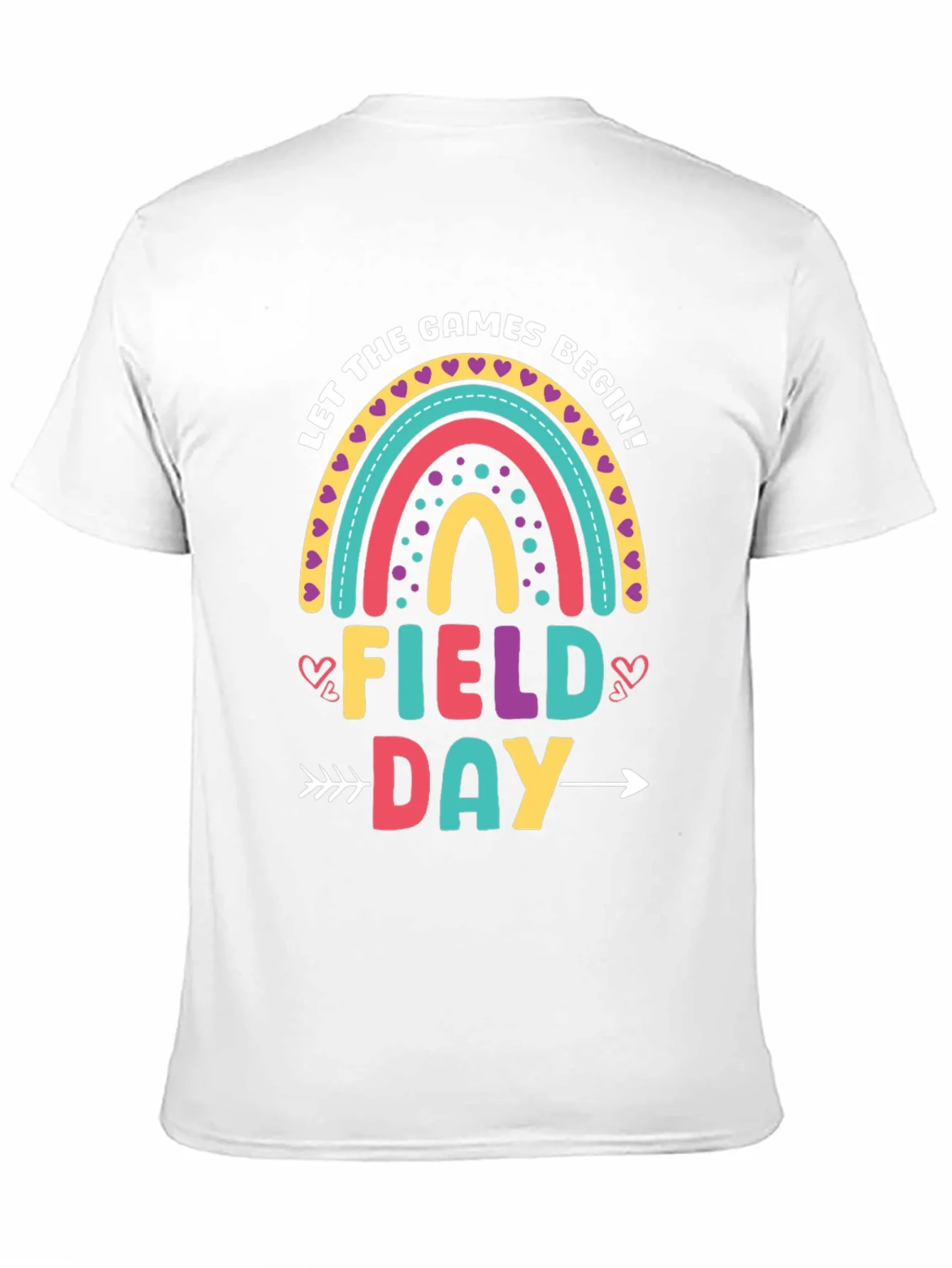 Field Day Rainbow T-Shirt - Games Begin!