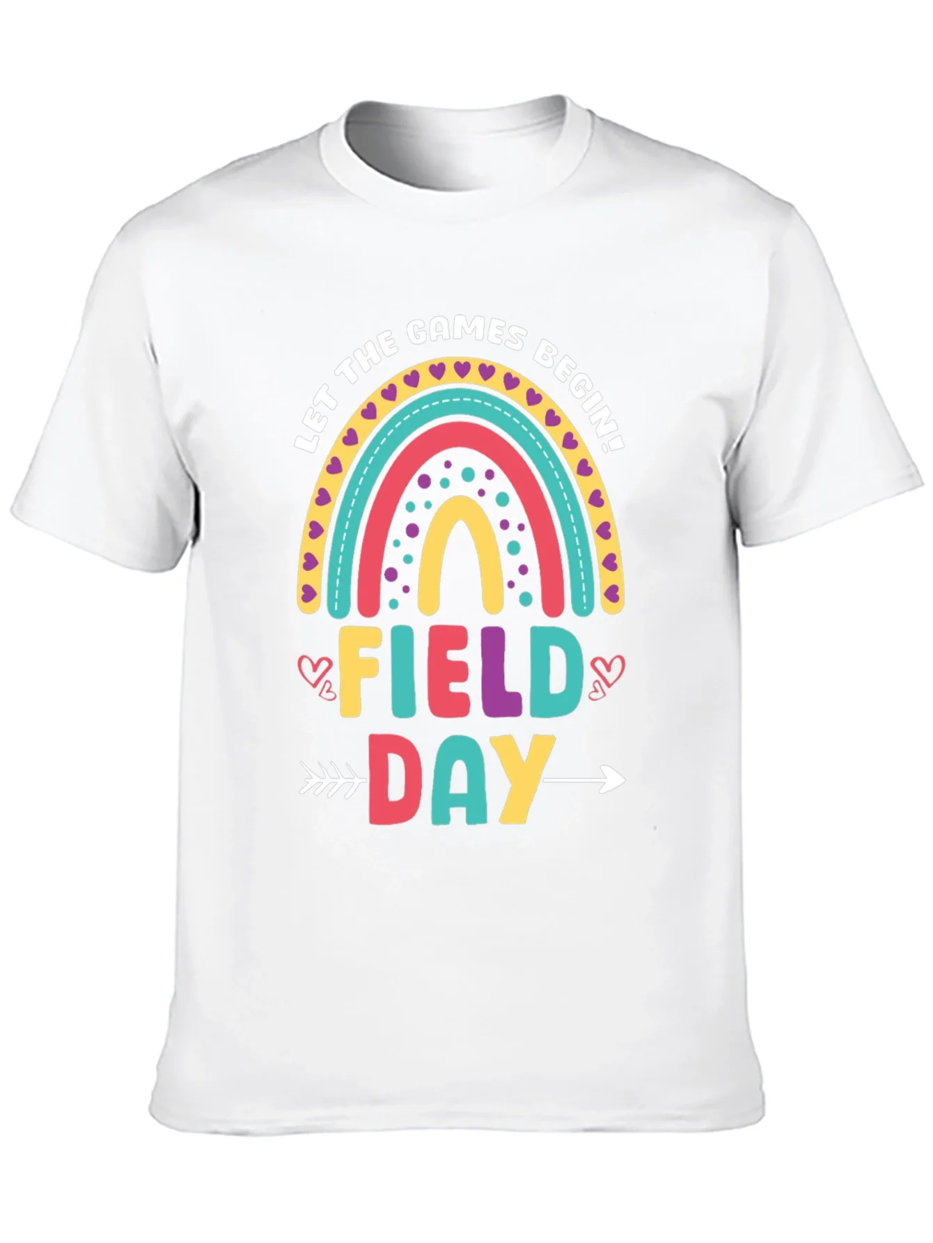 Field Day Rainbow T-Shirt - Games Begin!