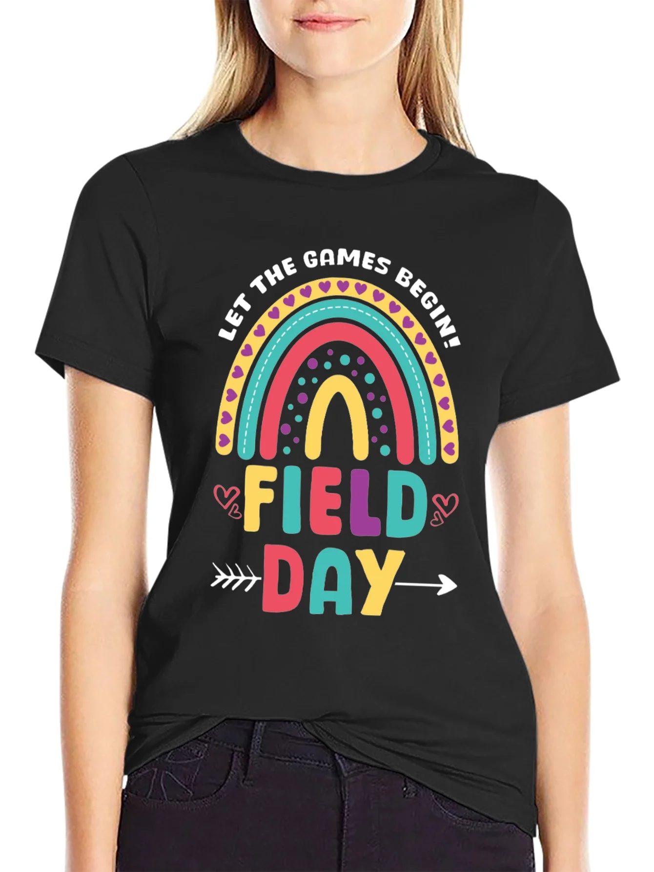 Field Day Rainbow T-Shirt - Games Begin!
