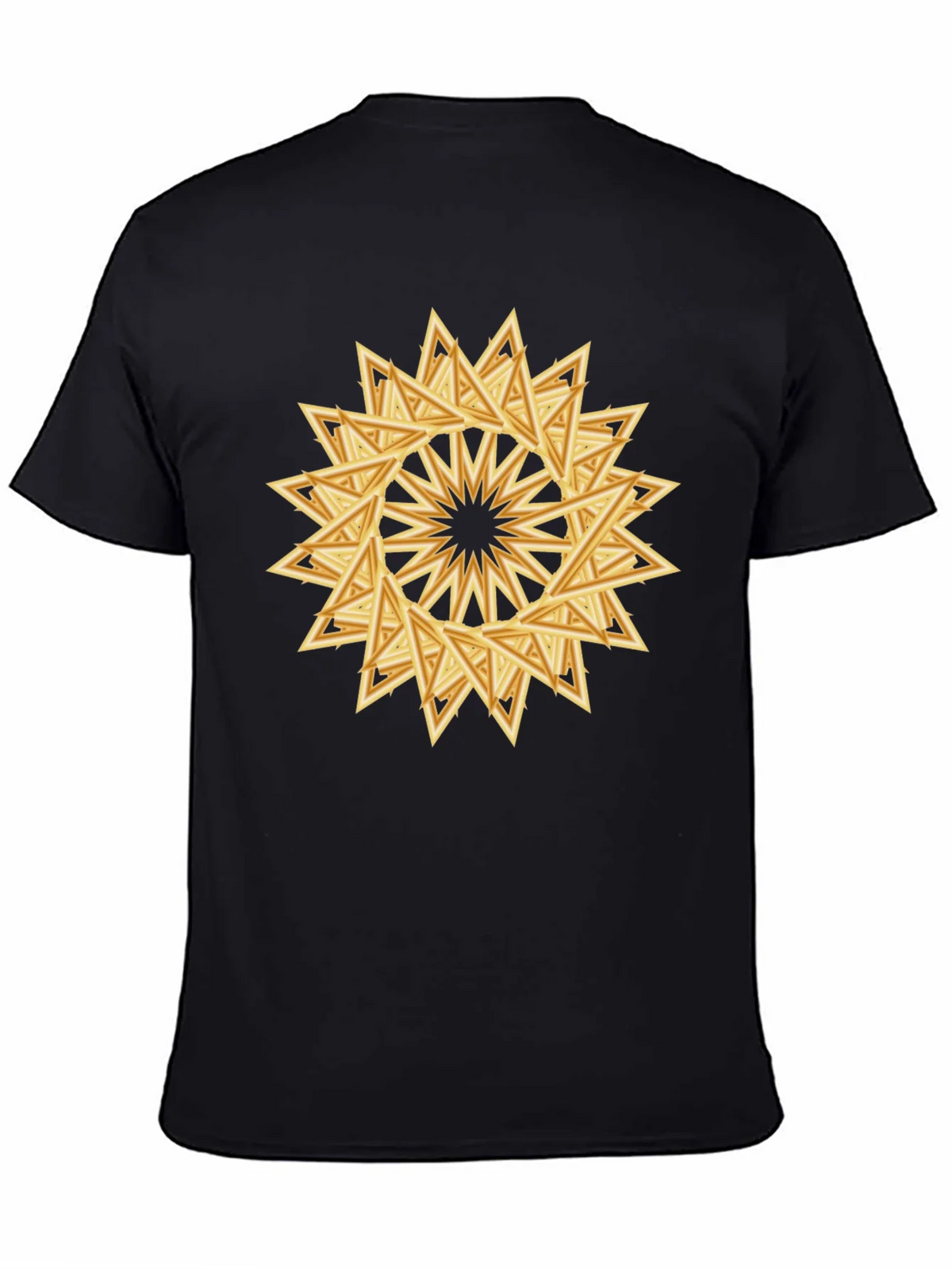 Geometric Triangle Starburst Graphic Tee