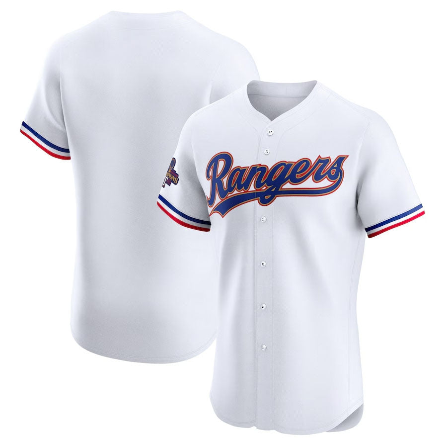 Texas Rangers 2024 Gold Collection Elite Jersey C White Baseball Jerseys