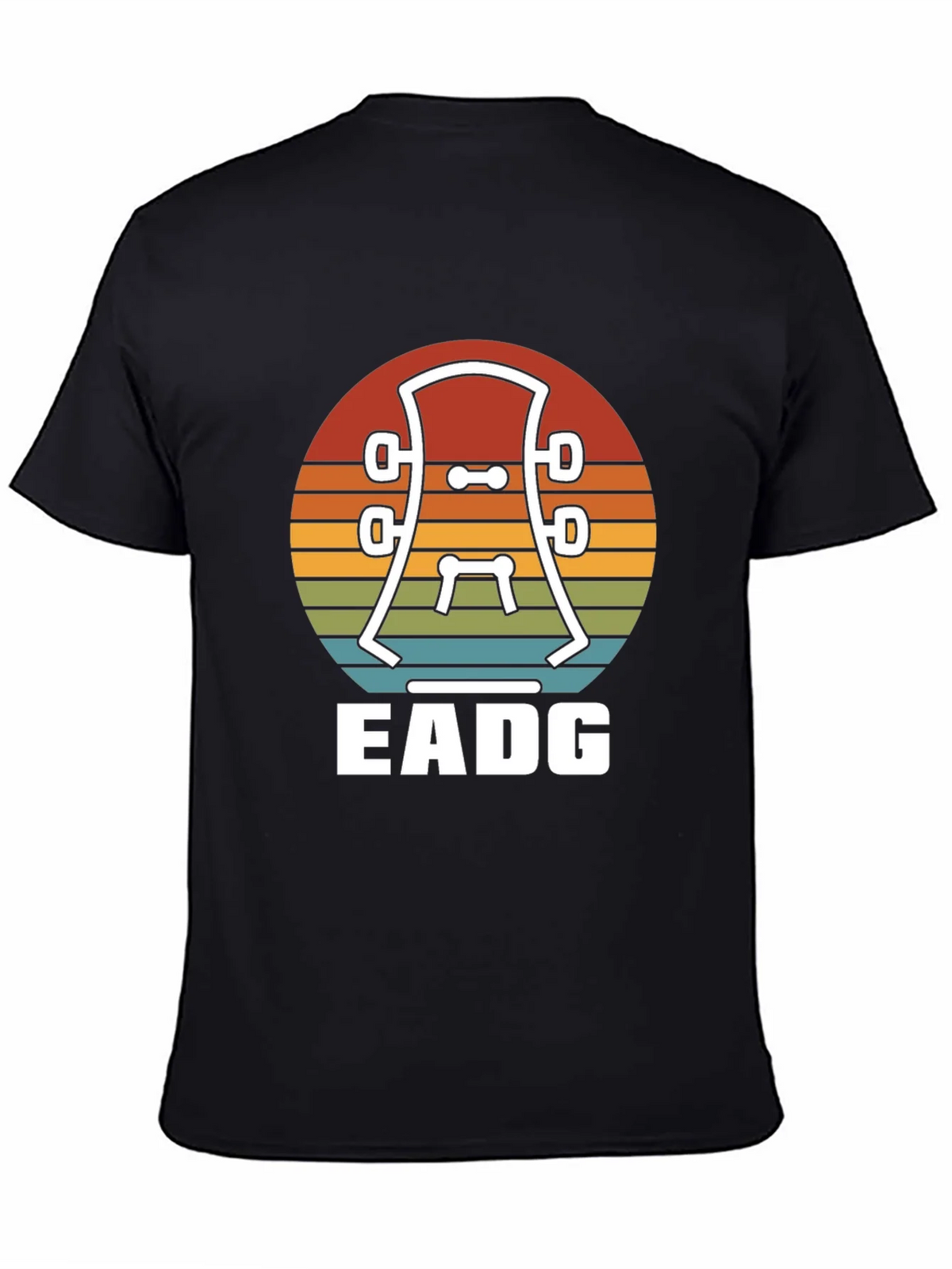 Guitar Headstock EADG T-Shirt - Musician Tee