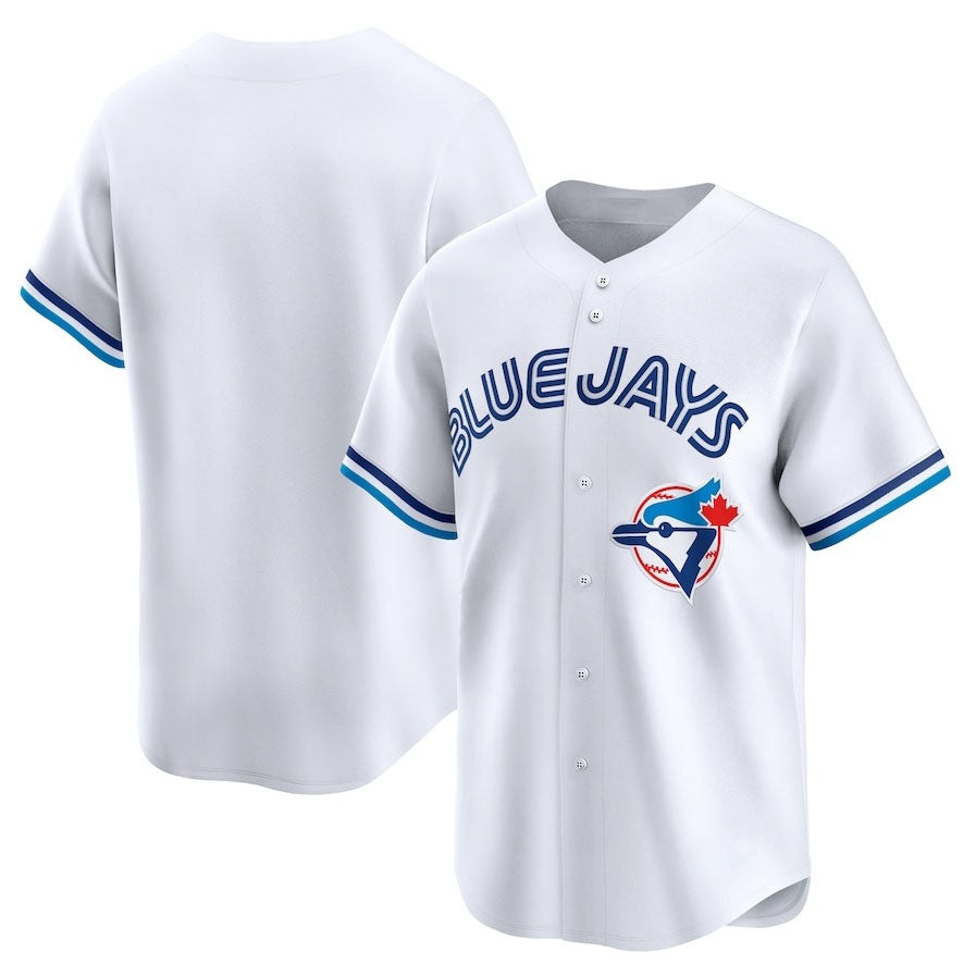 Toronto Blue Jays Cooperstown Collection Limited Jersey - White Stitched Baseball Jersey