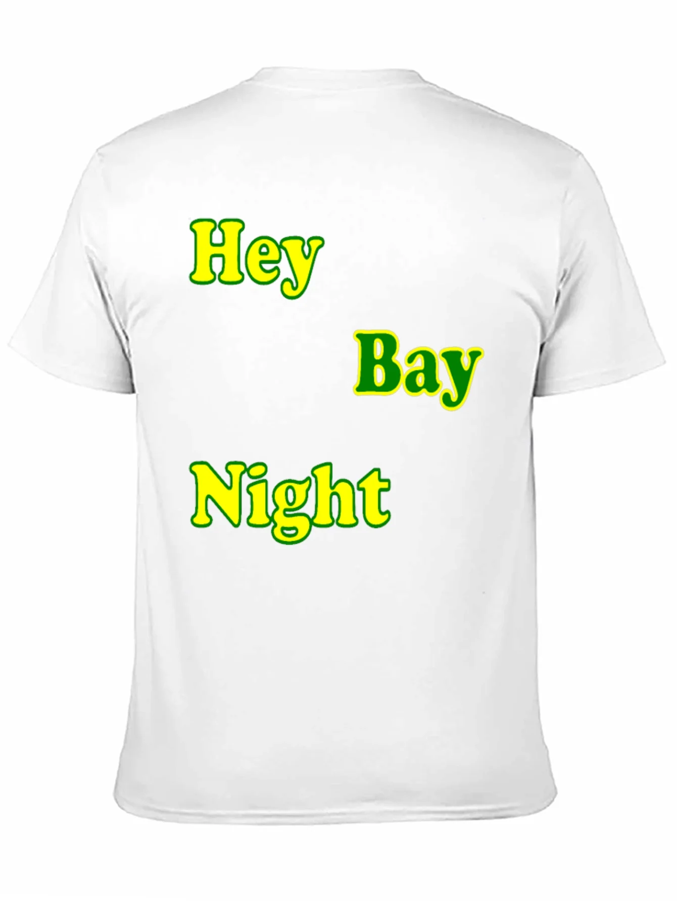 Hey Bay Night T-Shirt - Black Graphic Tee