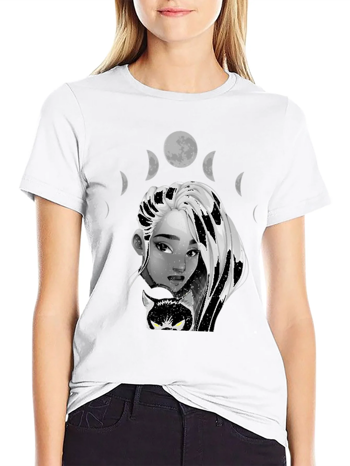 Mystic Moon Phase Graphic Tee