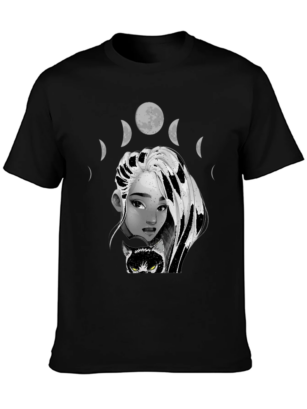 Mystic Moon Phase Graphic Tee