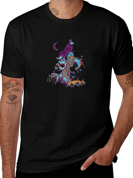 Mystic Wolves Graphic T-Shirt