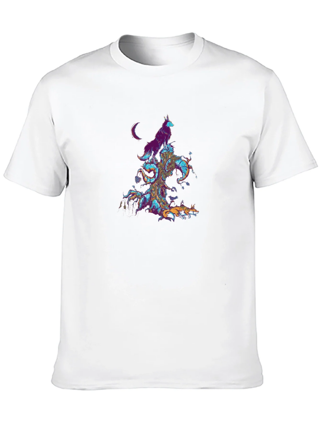 Mystic Wolves Graphic T-Shirt