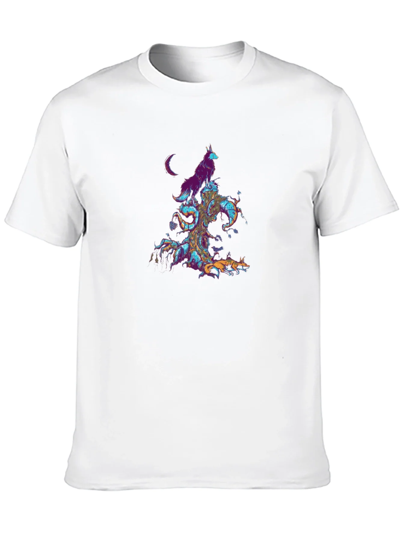 Mystic Wolves Graphic T-Shirt