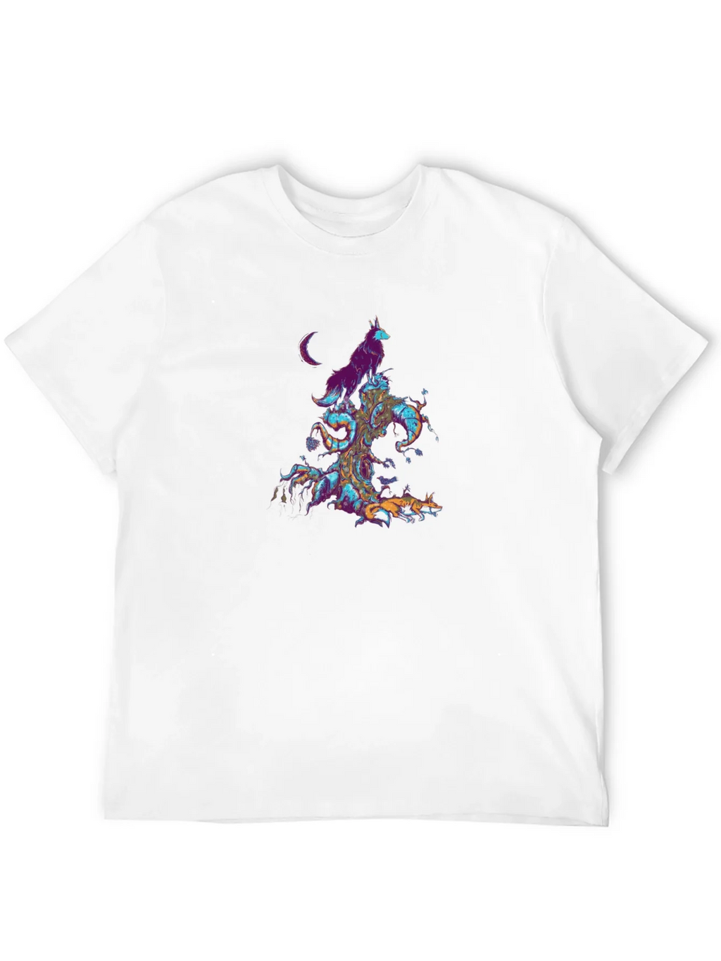 Mystic Wolves Graphic T-Shirt