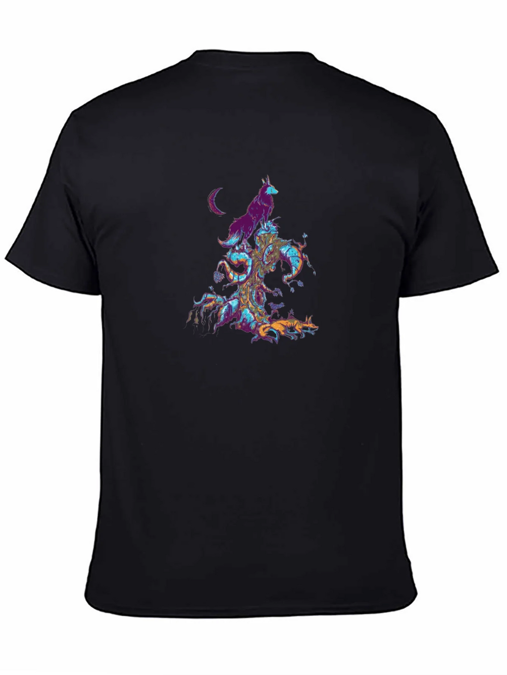 Mystic Wolves Graphic T-Shirt