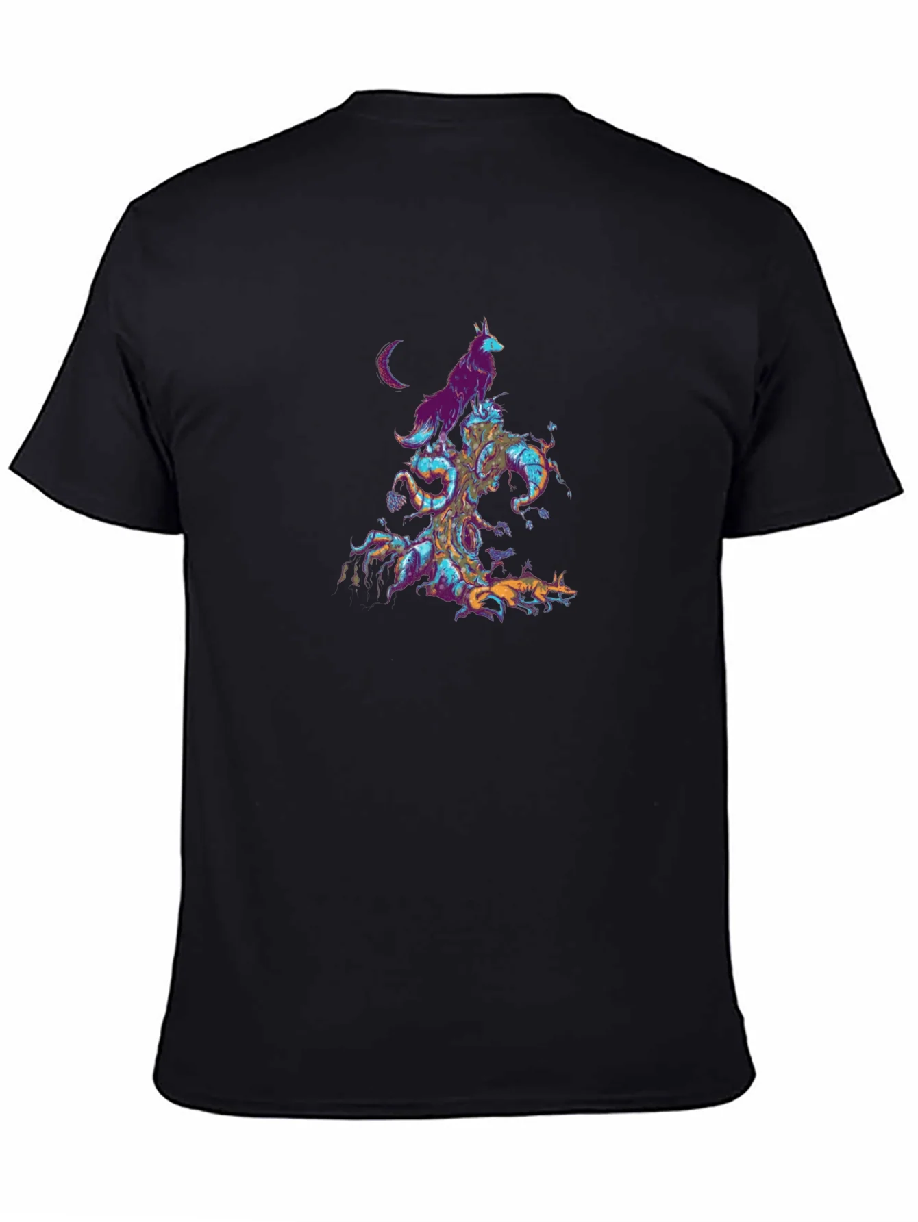 Mystic Wolves Graphic T-Shirt