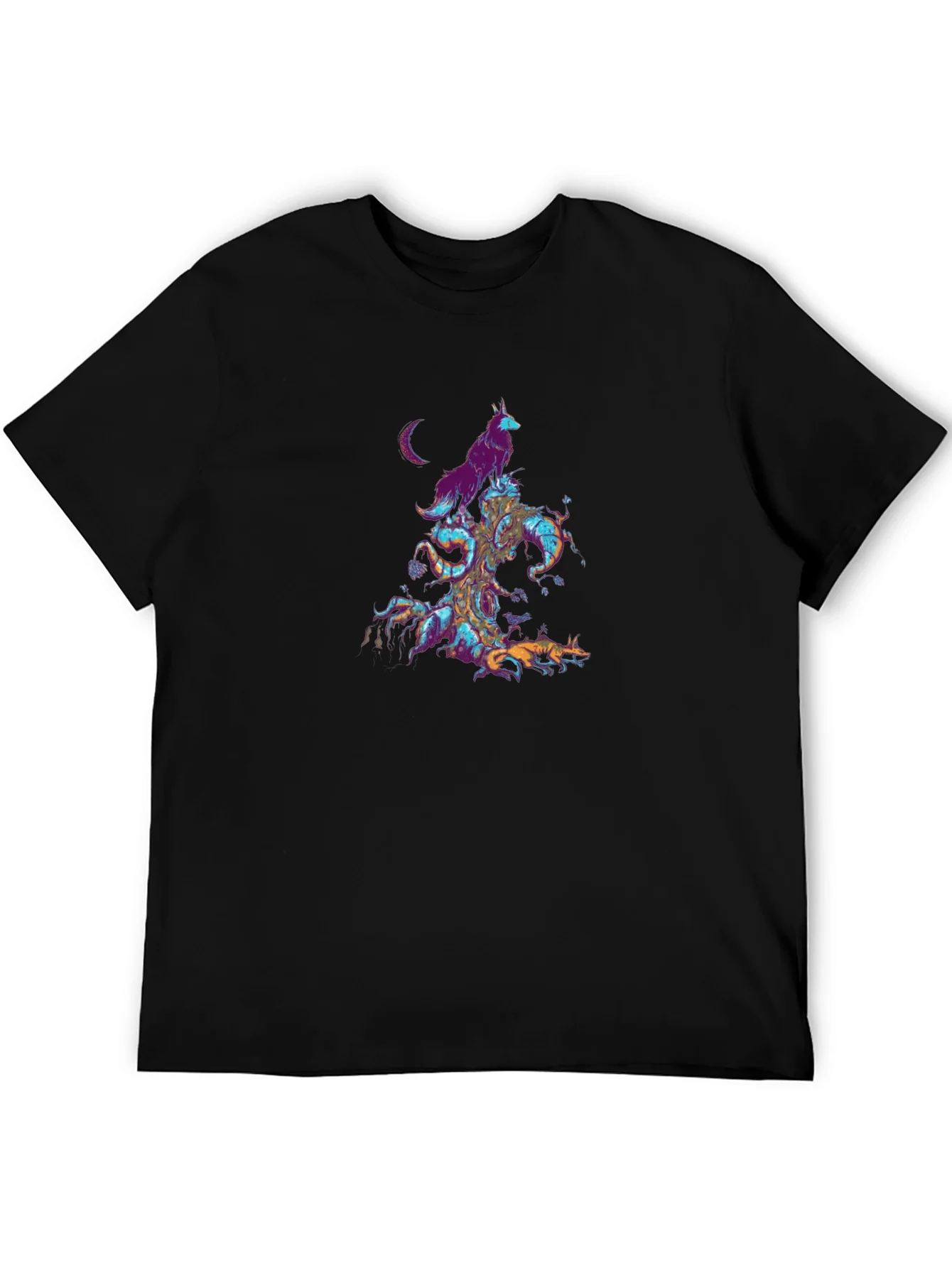 Mystic Wolves Graphic T-Shirt