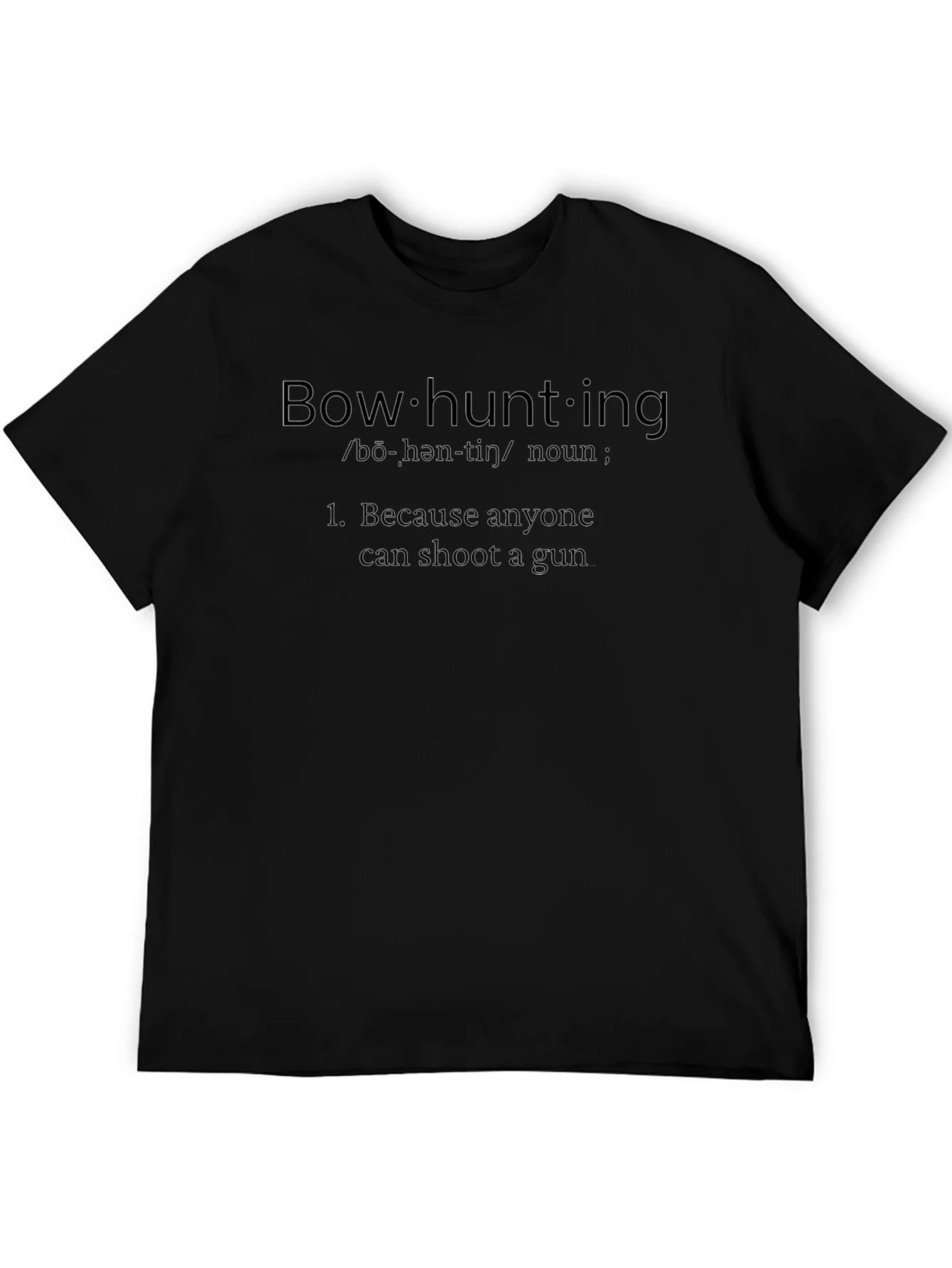 Bowhunting Definition T-Shirt - Gift for Hunters