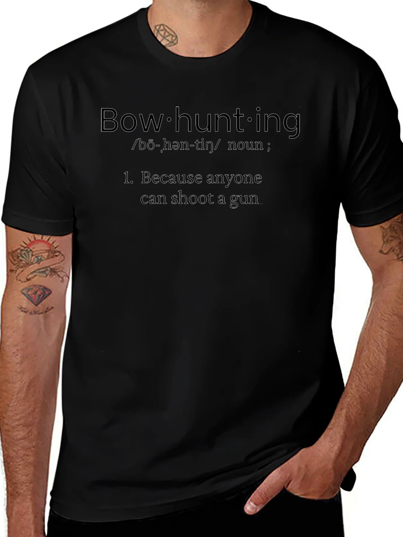 Bowhunting Definition T-Shirt - Gift for Hunters
