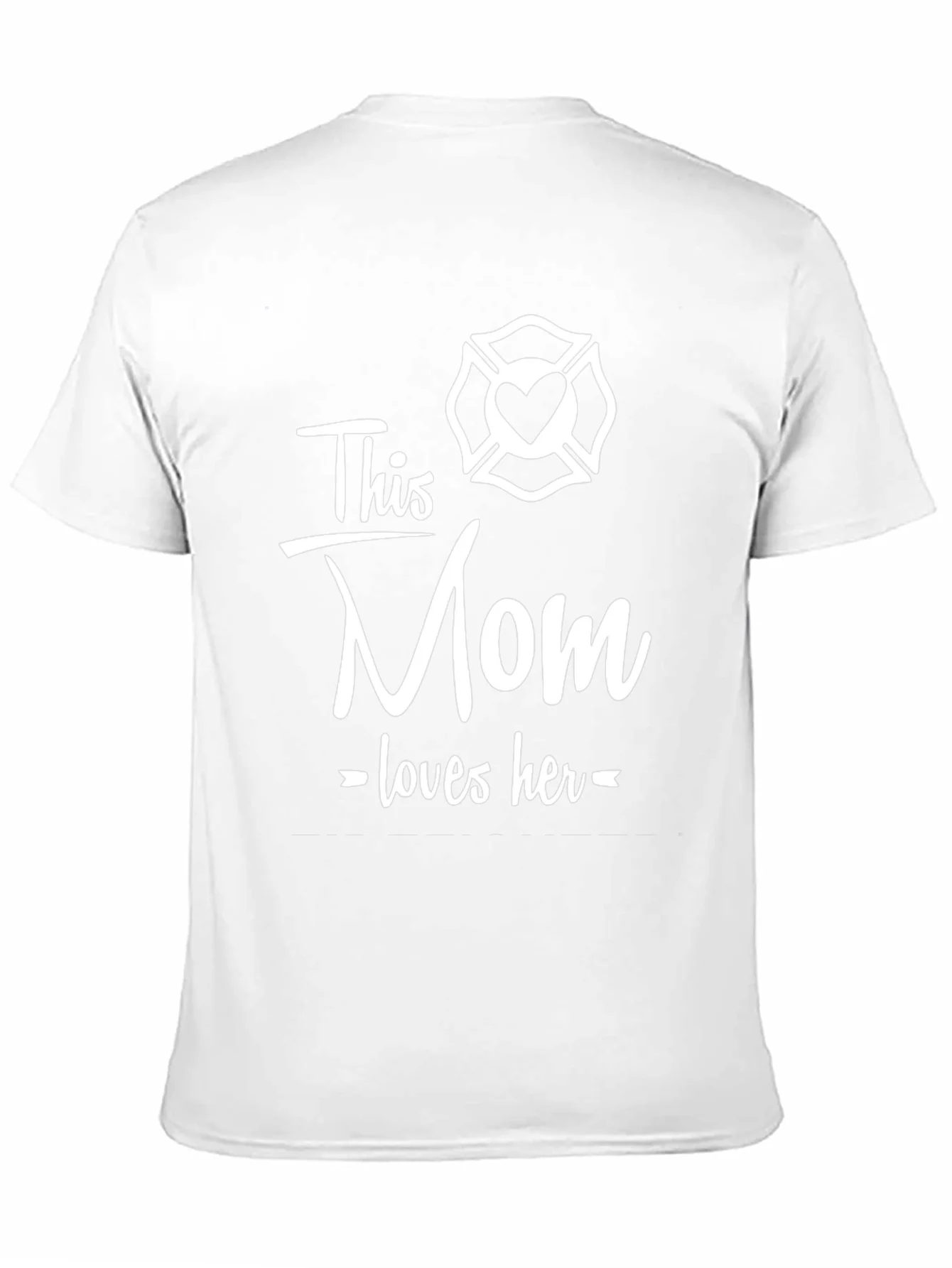 Firefighter Mom Graphic Tee - This Mom Loves Her