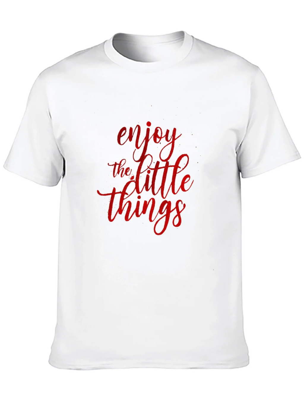Enjoy The Little Things Black T-Shirt