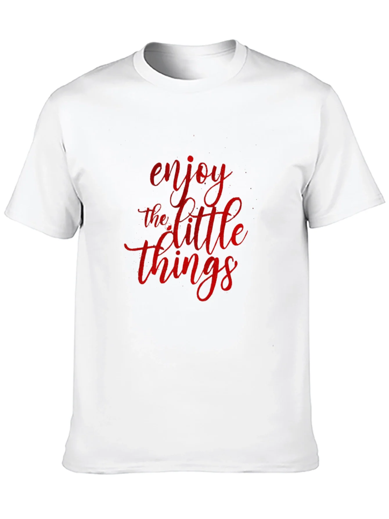 Enjoy The Little Things Black T-Shirt
