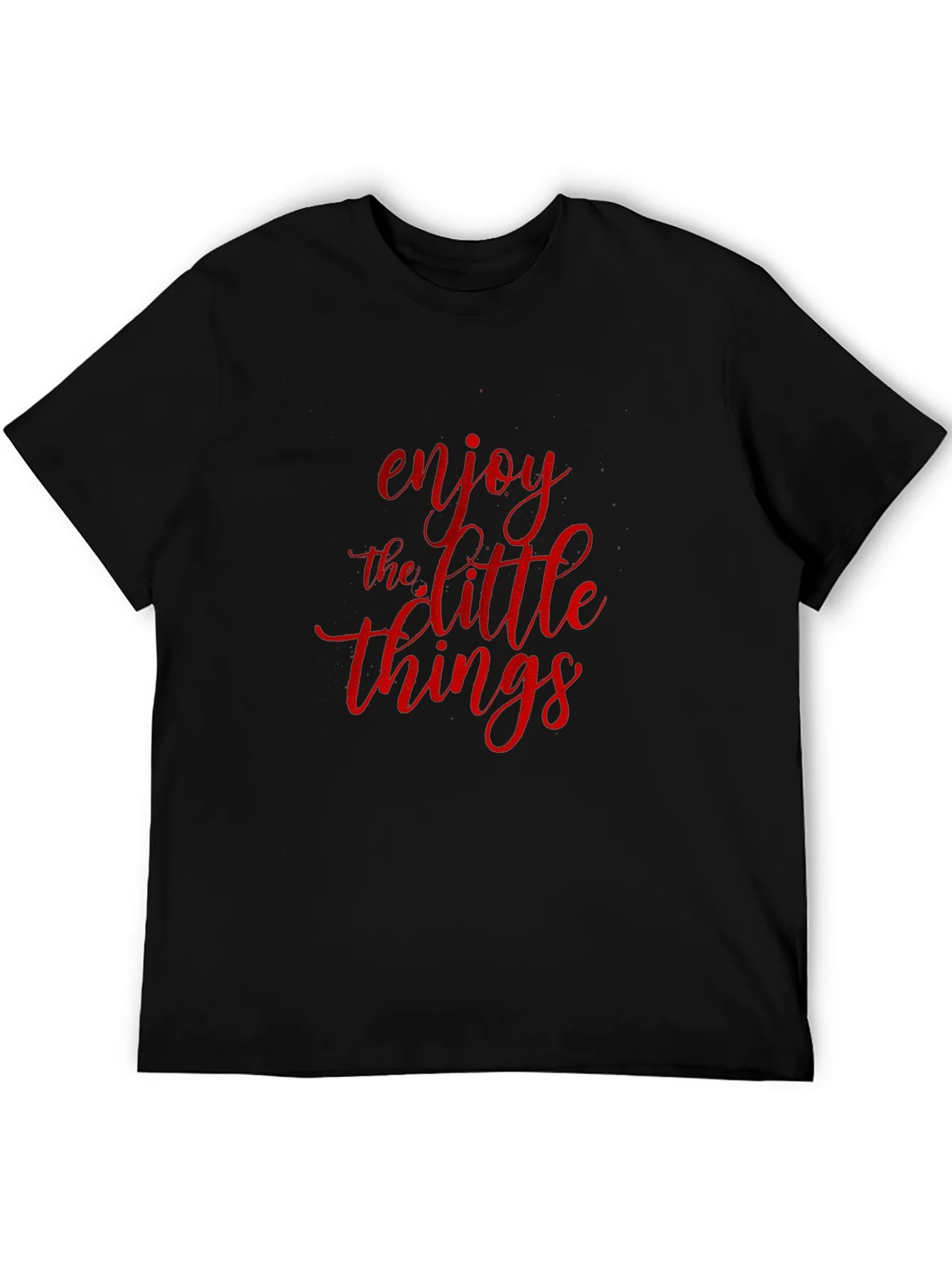 Enjoy The Little Things Black T-Shirt