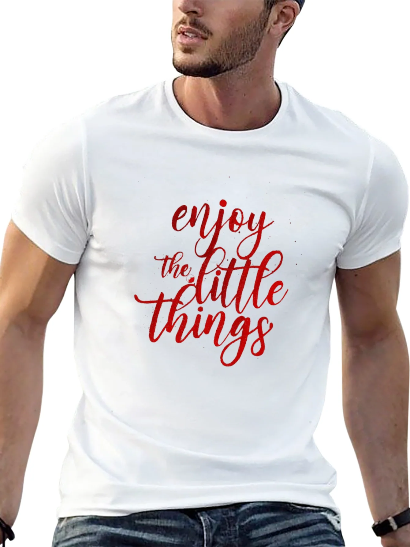 Enjoy The Little Things Black T-Shirt