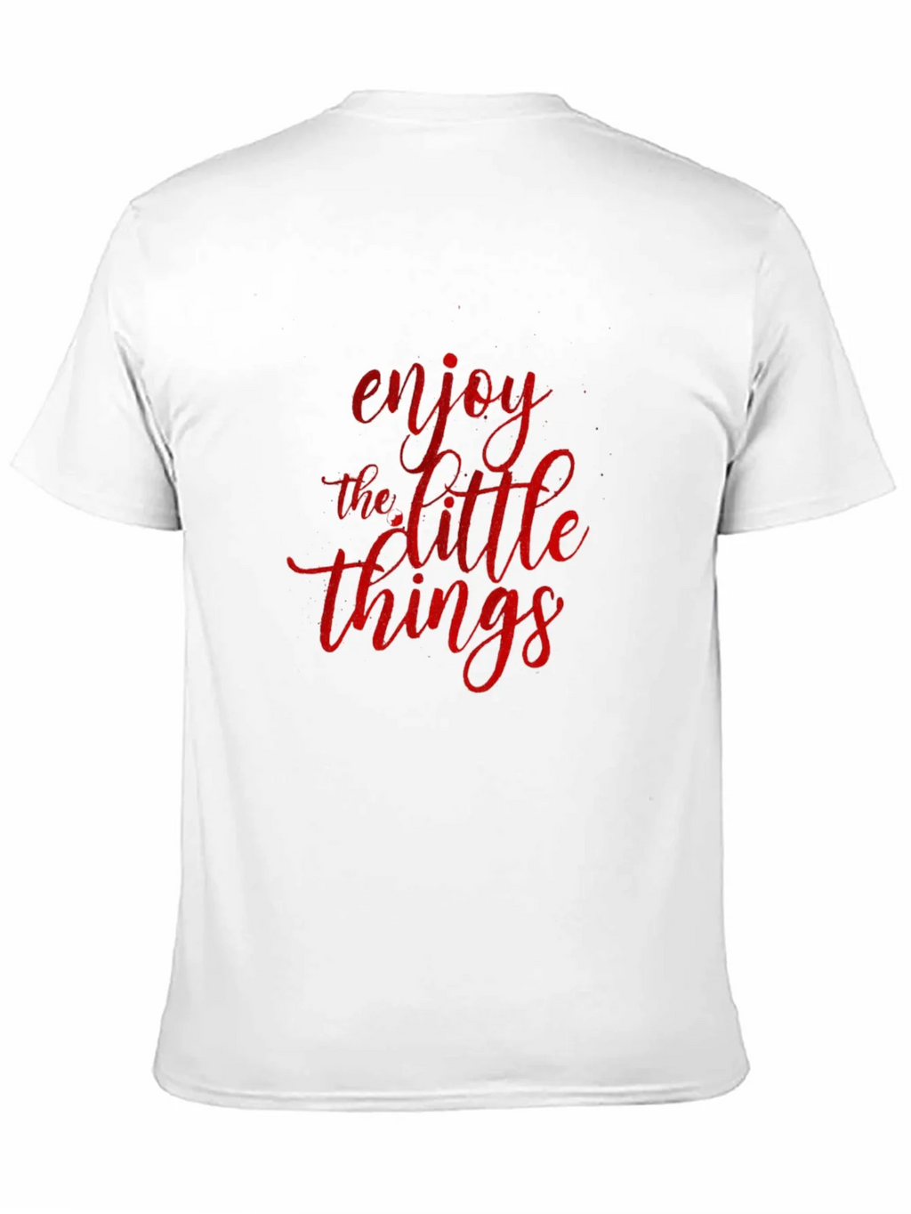 Enjoy The Little Things Black T-Shirt