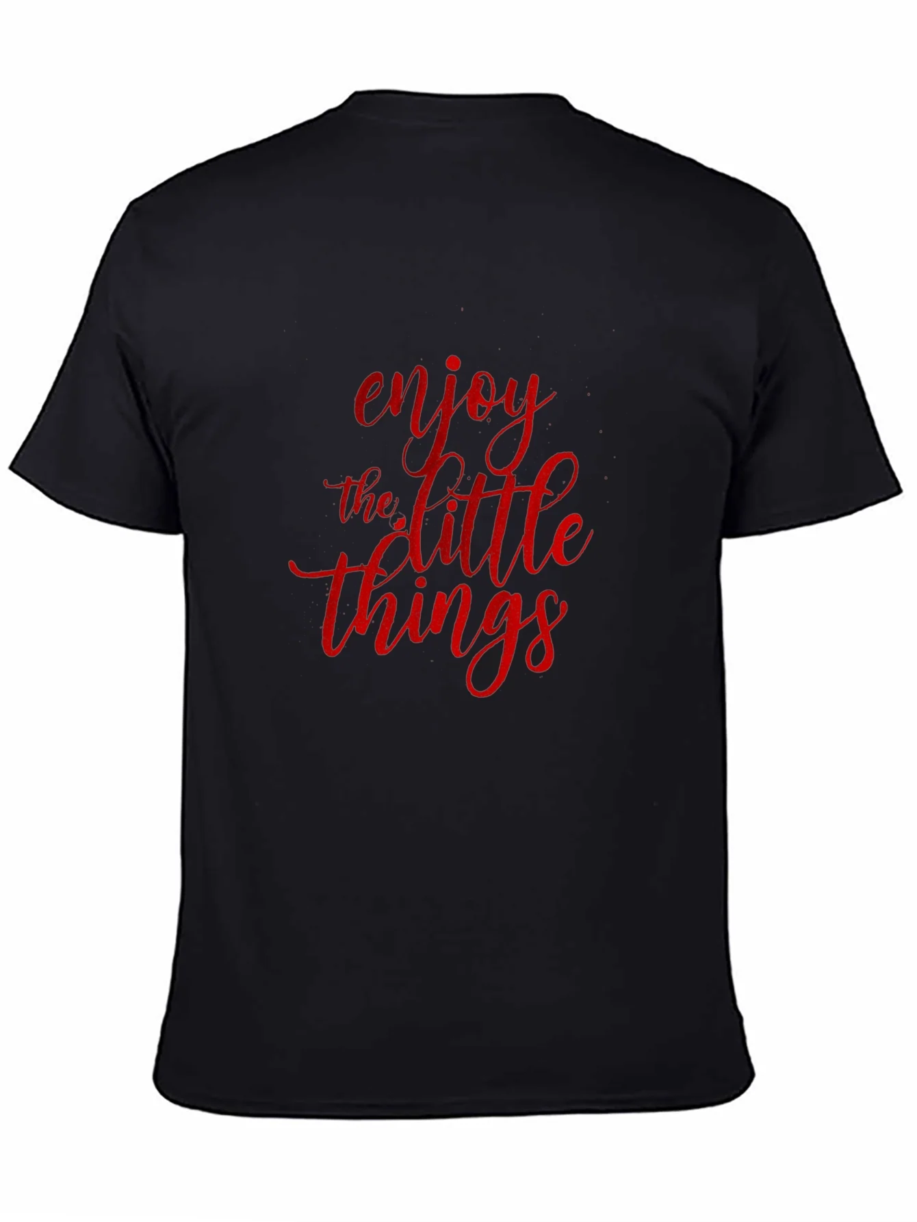 Enjoy The Little Things Black T-Shirt