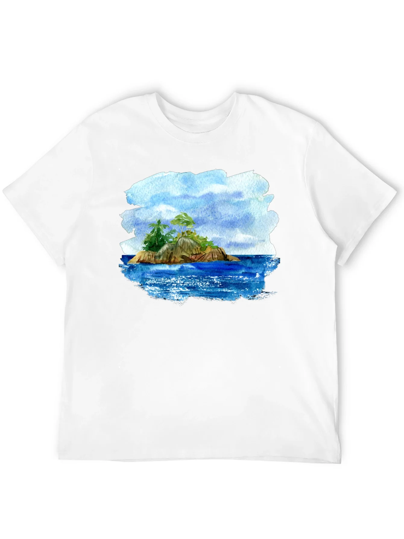 Island Graphic Print Tee