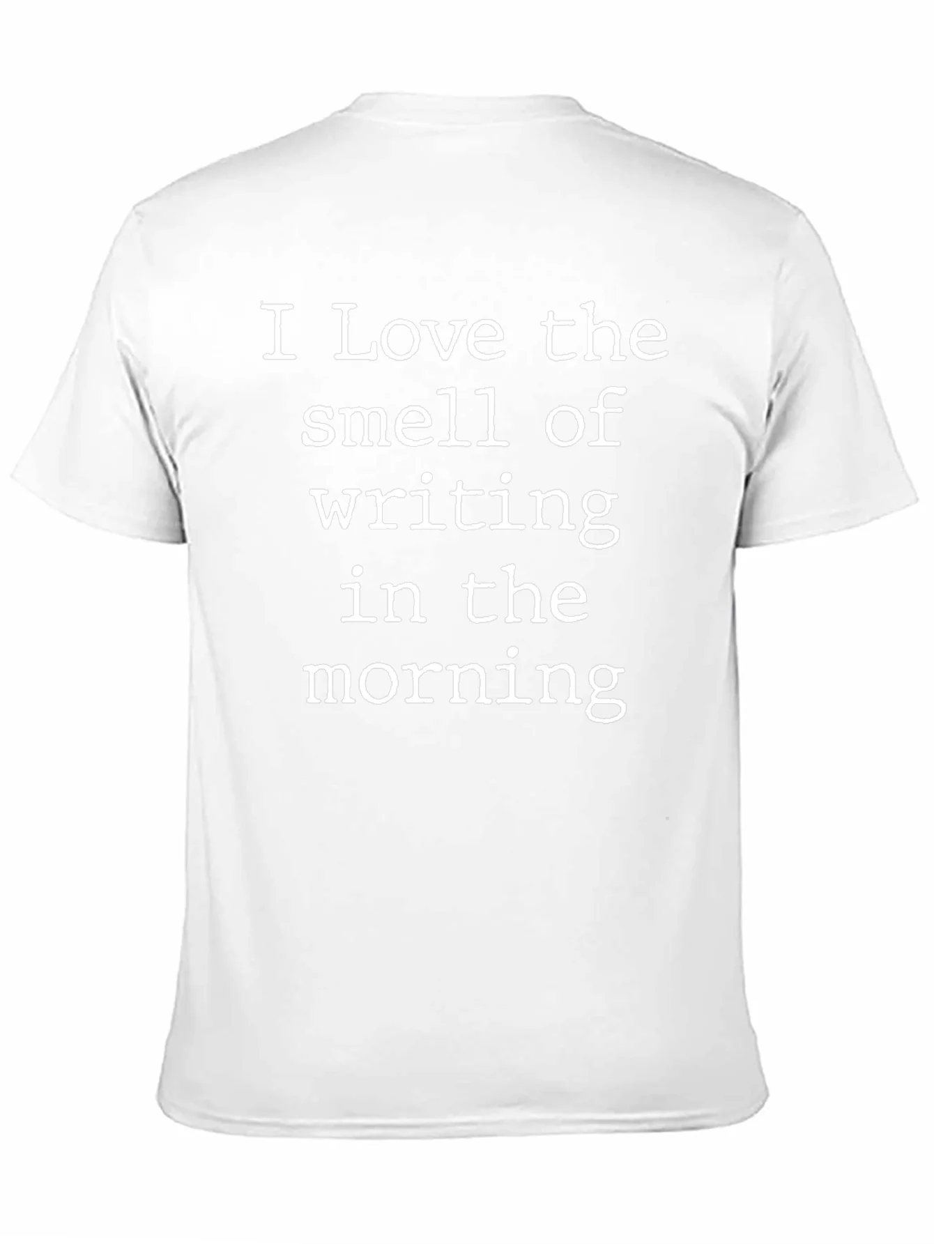 Writing Smell Morning Black Tee