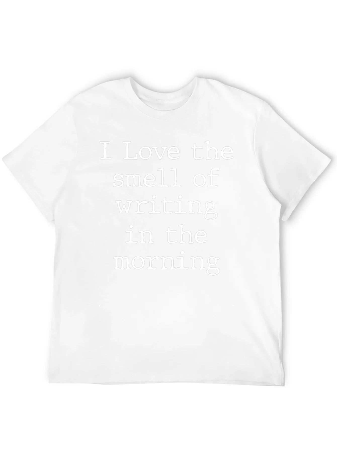 Writing Smell Morning Black Tee