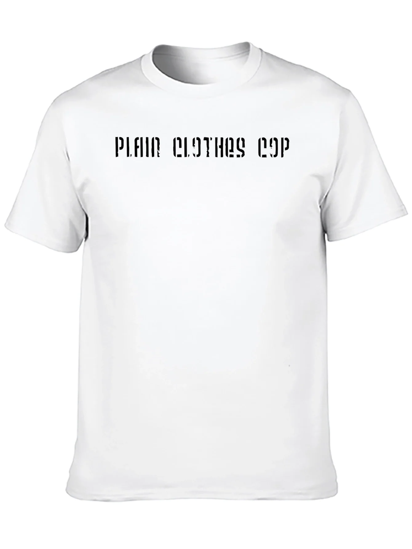 Plain Clothes Cop Crew Neck T-Shirt