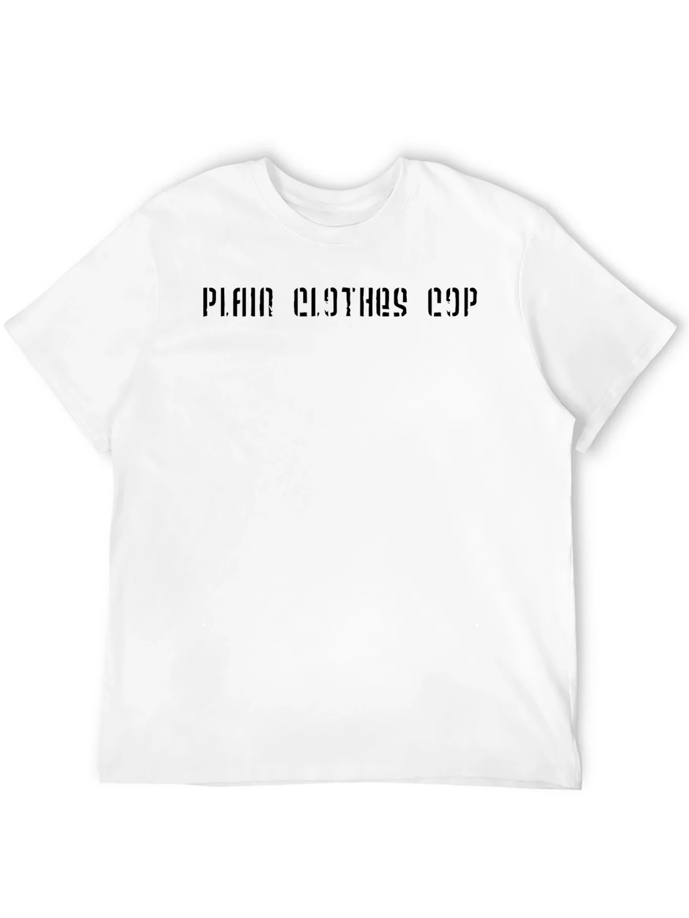 Plain Clothes Cop Crew Neck T-Shirt
