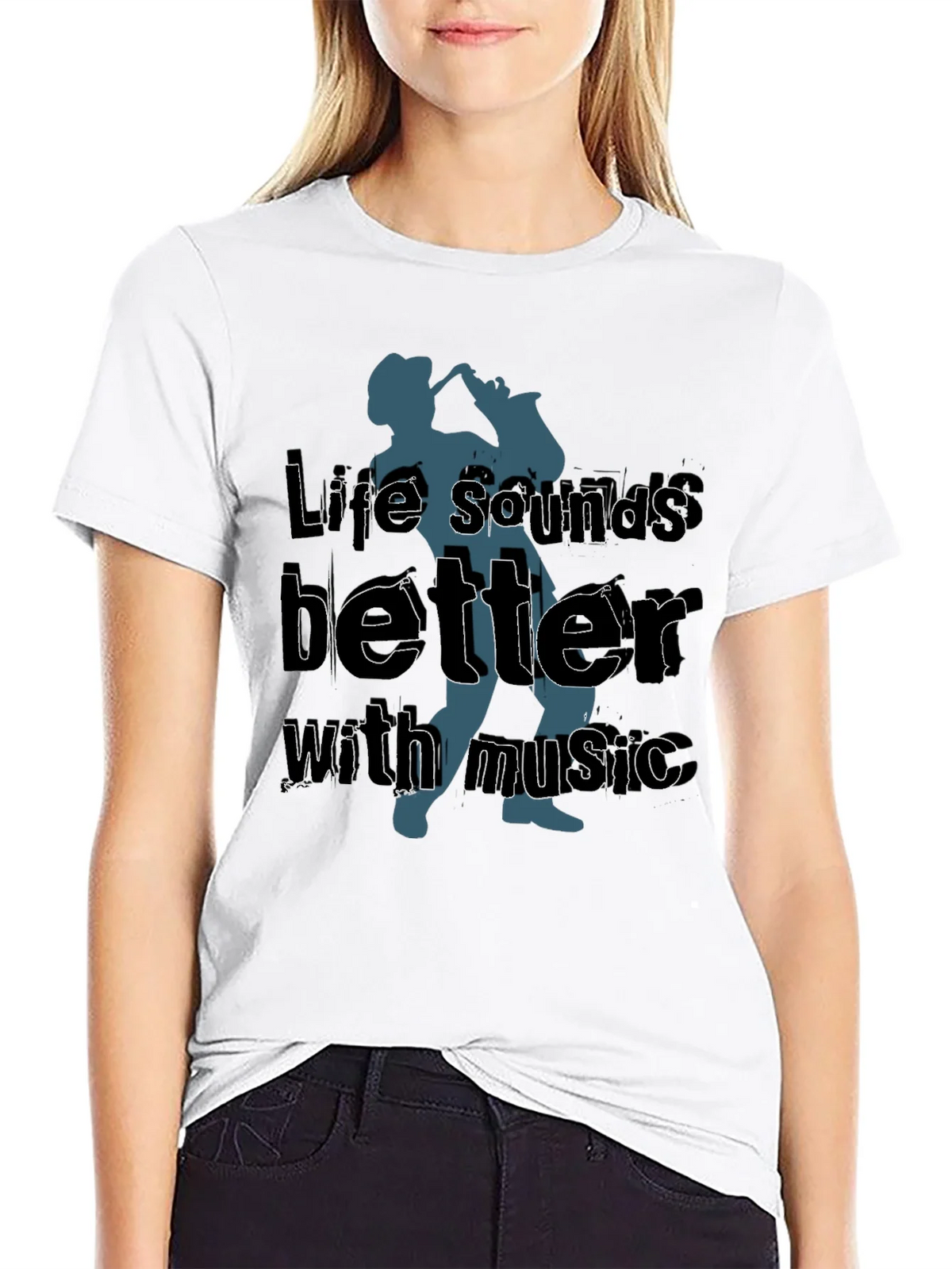 Life Sounds Better Music T-Shirt