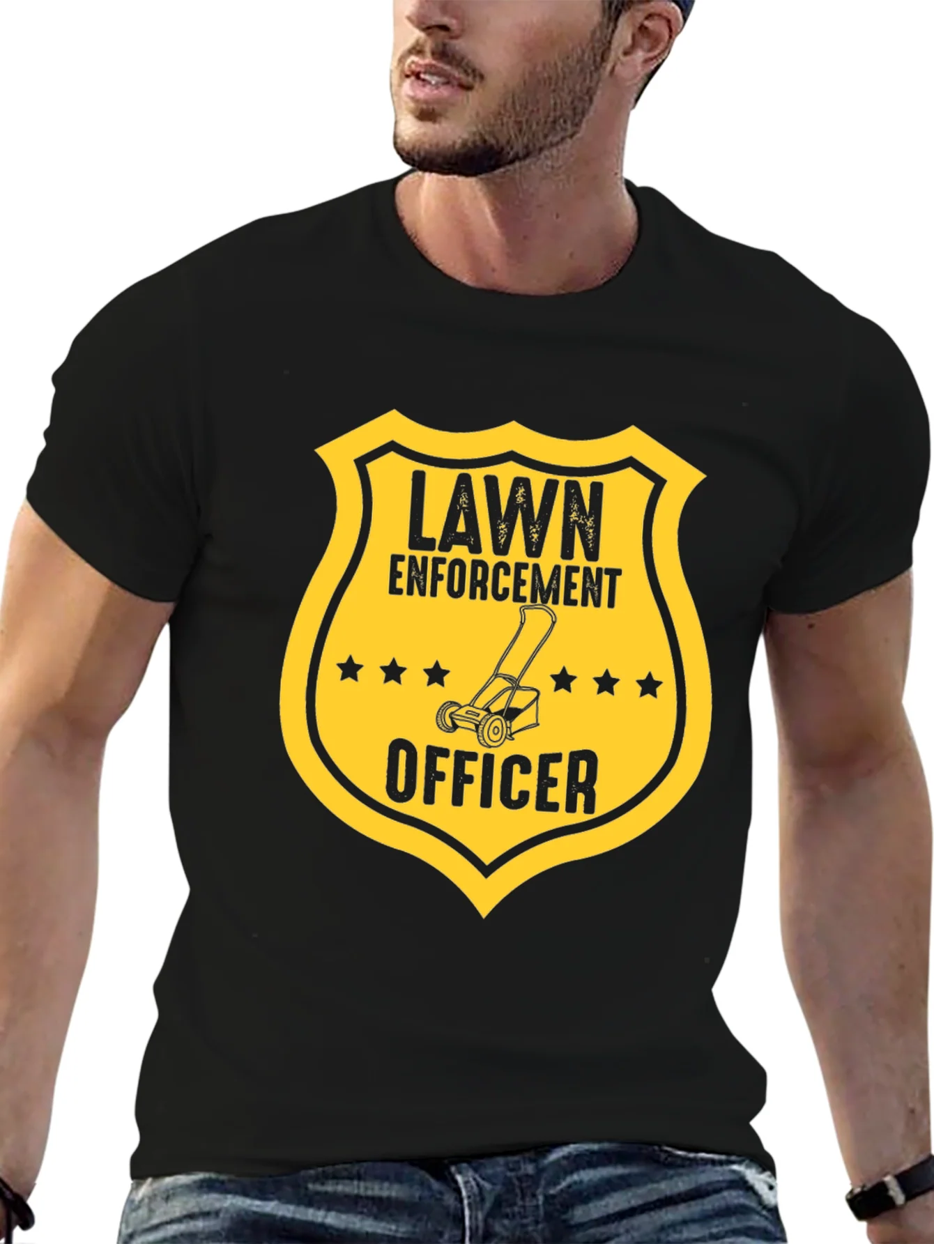 Lawn Enforcement Officer Graphic Tee